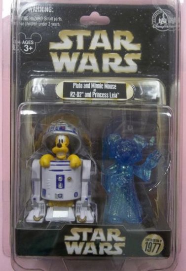 ディズニー スターウォーズ R2-D2 プルート レイア姫 ミニー