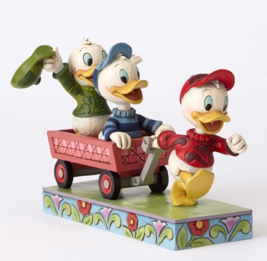 ディズニートラディション ジム・ショア ヒューイ デューイ ルーイ フィギュア DuckTales Huey, Dewey, Louie 