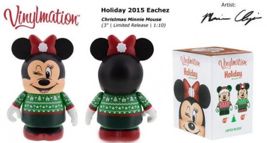 バイナルメーション Vinylmation ミニーマウス クリスマス 2015年限定