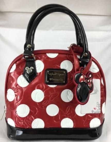 ラウンジフライ Loungefly ミニーマウス ドット バッグ