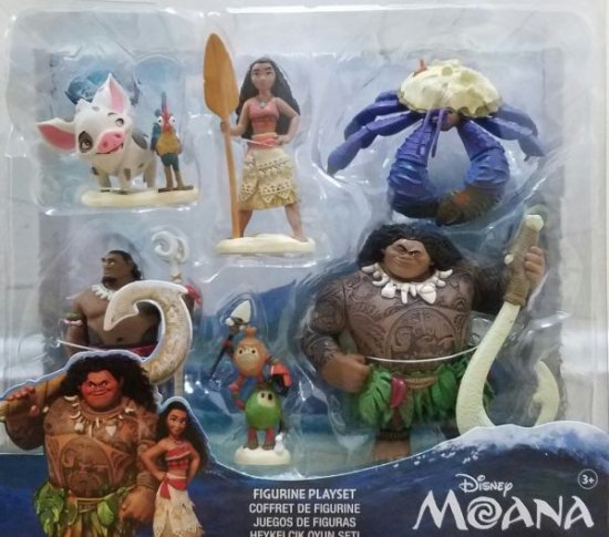 ディズニー　日本未発売　モアナと伝説の海　フィギュア　セット