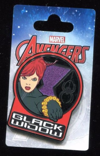 DLP Avengers Black Widow Disney Pin 114105 - ディズニーフィギュア・グッズ通販店舗 ディズニーコレクション