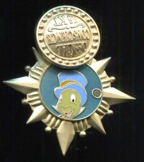 Jiminy Cricket Official Conscience Disney Pin 103269 - ディズニー