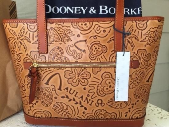 アウラニ　ハワイ　ダッフィーシェリーメイ　本革トート　Dooney&Bouke