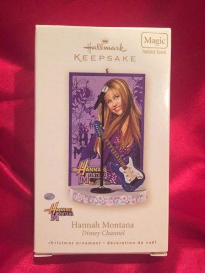 Hannah Montana 2008 Hallmark Ornament Disney Channel Miley Cyrus