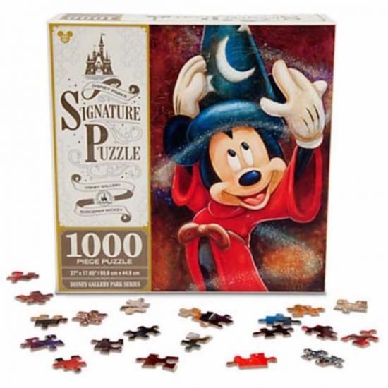 disney parks signature 1000 piece puzzle mickey sorcerer fantasia new with  box - ディズニーフィギュア・グッズ通販店舗 ディズニーコレクション