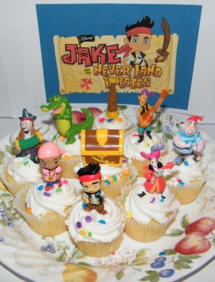 ジェイクとネバーランドのかいぞくたち ケーキトッパー フィギュア 9 セット ディズニーフィギュア グッズ通販店舗 ディズニーコレクション