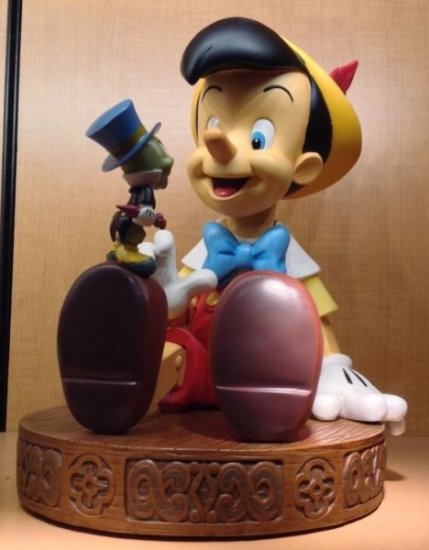 Disney Parks Pinocchio and Jiminy Cricket Medium Big Fig Figure