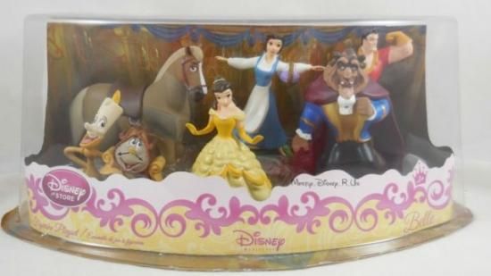 美女と野獣 ベル ガストン 6 PVC フィギュア セット ケーキ