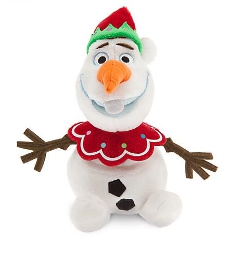 Disney Authentic FROZEN Christmas Elf Olaf Snowman Plush Toy Doll 7