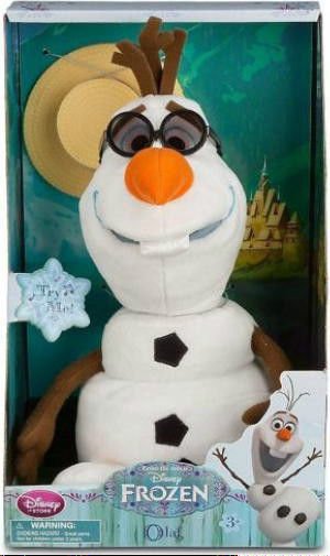 Disney Store Frozen 12 Olaf The Snowman Toy Animated Talking Singing Plush ディズニーフィギュア グッズ通販店舗 ディズニーコレクション