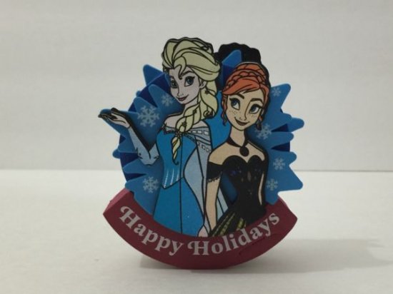 Disney Park Exclusive Frozen Anna & Elsa Happy Holidays Car