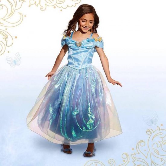 Disney Store Deluxe Cinderella Live Action Film Costume Dress Girls 3 4 5/6  7/8 - ディズニーフィギュア・グッズ通販店舗 ディズニーコレクション