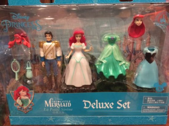 disney parks little mermaid ariel sebastian eric deluxe playset new with  box - ディズニーフィギュア・グッズ通販店舗 ディズニーコレクション