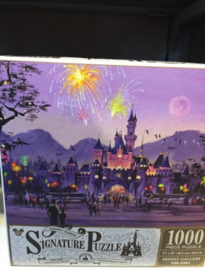 Disney Parks Hong Kong Disneyland Sleeping Beauty sale Castle Puzzle - 1000 Pieces