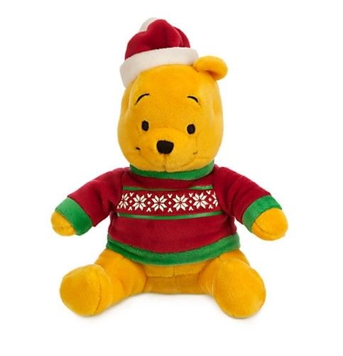 winnie the pooh christmas stuffed animal