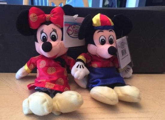香港ディズニー ミッキーマウス ミニーマウス ぬいぐるみ セット
