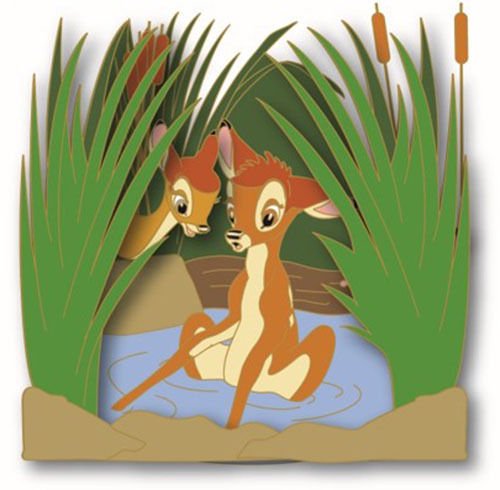 Disney D23 Expo 2017 Bambi 75th Anniversary Bambi and Faline Slider LE Pin  - ディズニーフィギュア・グッズ通販店舗 ディズニーコレクション