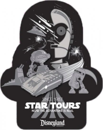 Disney D23 Expo 17 Star Tours Wars 30 Year Anniversary Poster Jumbo Pin Le 500 ディズニーフィギュア グッズ通販店舗 ディズニーコレクション