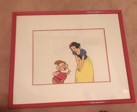 ディズニー　セル画　オズワルド オズワルド Tough Luck ハンドペイント セル画 アート ピン