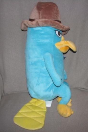 フィニアスとファーブ ペリー GREEN BLUE PLATYPUS ピロー