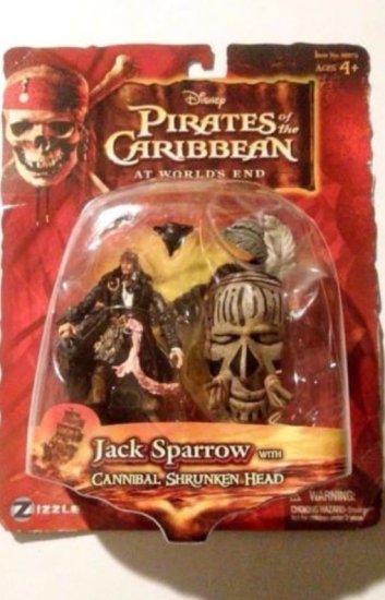 Disney Pirates Of The Caribbean パイレーツ・オブ・カリビアン ジャック・スパロウ Shrunken Head  フィギュア - ディズニーフィギュア・グッズ通販店舗 ディズニーコレクション