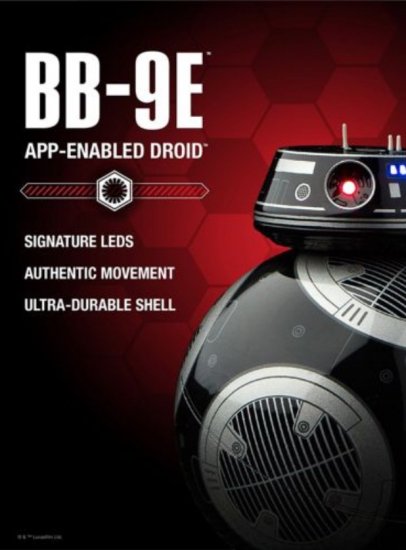 スターウォーズ Star Wars 最後のジェダイ Sphero App-Enabled BB-9E ...