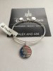 Disney Parks Mickey Mouse Flag Bangle by Alex and Ani Silver Finish New Tags