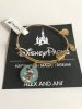 Disney Parks Mickey Mouse Love Bangle Alex Ani Gold Finish New with Tag