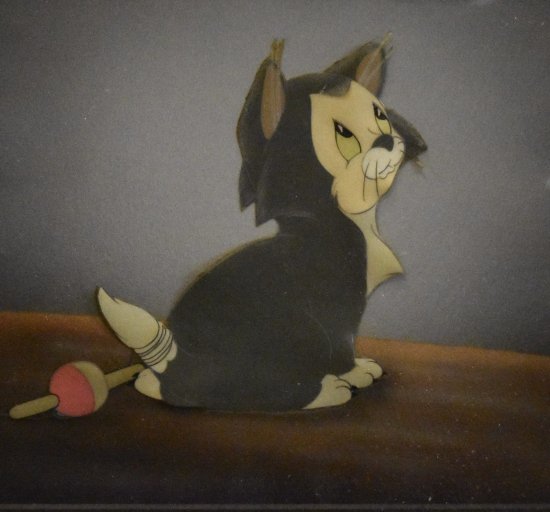 Xmas レア Disney 認証 5千枚 限定 アート ピノキオ 林檎 セル画 