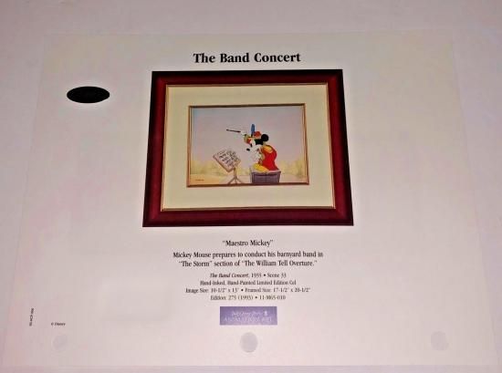 ミッキーマウス バンドリーダー　セル画 Mickey Mouse - Leader of the Band - Disney Lorcana Promo Cards