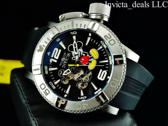 Invicta インビクタ Mickey Mouse Limited Edition Automatic SS Watch メンズ 50mm -  ディズニーフィギュア・グッズ通販店舗 ディズニーコレクション