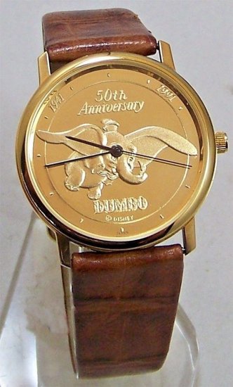 時計 腕時計 ディズニー Pedre ダンボ 50周年記念 ウォッチ Vintage Disney Watch Dumbo the Elephant  50th Anniversary - ディズニーフィギュア・グッズ通販店舗 ディズニーコレクション