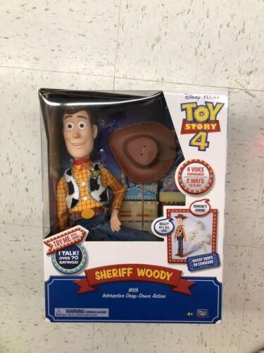 トイ・ストーリー フィギュア SHERIFF WOODY WITH INTERACTIVE DROP 