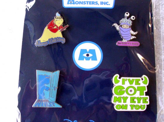 モンスターズ インク Monsters Inc Boo Roz Mike Sulley ピン4個セット ディズニーフィギュア グッズ通販店舗 ディズニーコレクション