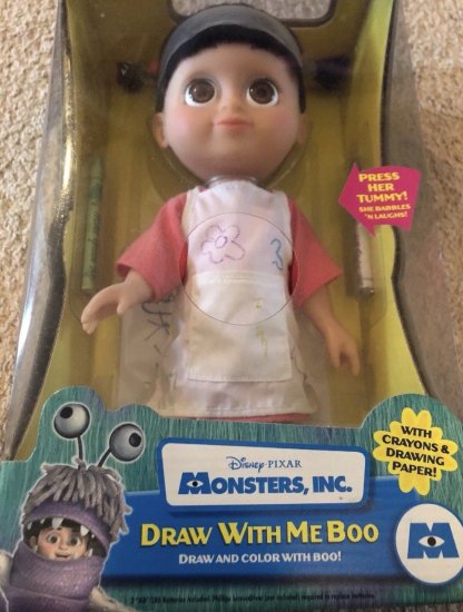 【モンスターズ・インク】Monsters Inc DRAW WITH ME TALKING BOO DOLL ブー 人形 -  ディズニーフィギュア・グッズ通販店舗 ディズニーコレクション