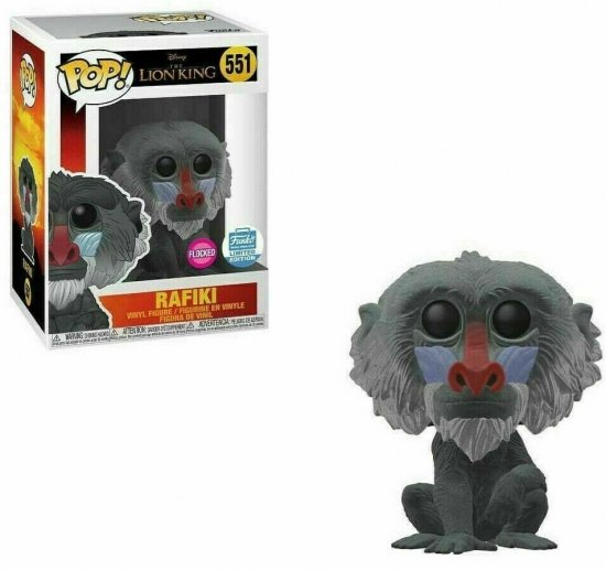 ライオンキング Lion King Funko Pop Live - FLOCKED RAFIKI ラフィキ フィギュア -  ディズニーフィギュア・グッズ通販店舗 ディズニーコレクション