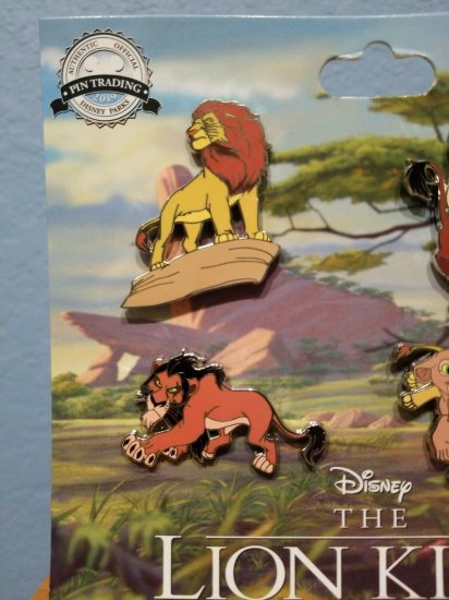 ライオンキング Lion King Disney The Lion King 2019 4 Pin Booster 