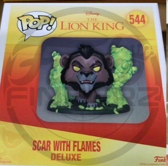 ライオンキング Lion King Funko Pop! SCAR with Flames Funko スカー