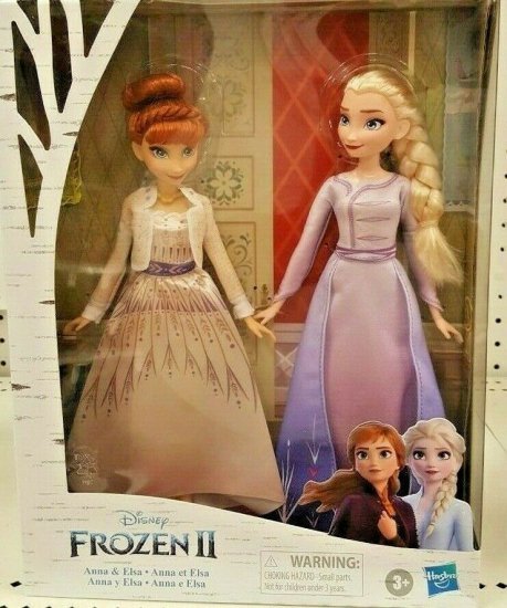 上海ディズニー限定 アナとエルサ人形 アナと雪の女王2 フィギュア