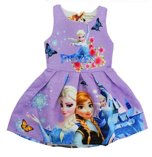 アナと雪の女王 2 アナ・エルサ Purple Holiday Birthday Party Dress ワンピース -  ディズニーフィギュア・グッズ通販店舗 ディズニーコレクション