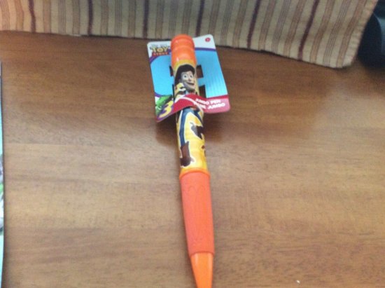 トイストーリー3 Woody Jumbo Pen Orange ウッディ ジャンボペン ディズニーフィギュア グッズ通販店舗 ディズニーコレクション