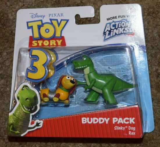 トイストーリー3 Buddy Pack Mattel Slinky Dog REX スリンキー＆レックス フィギュア -  ディズニーフィギュア・グッズ通販店舗 ディズニーコレクション