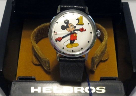 HELBROS ヘルブロス ウォルトディズニープロダクション 1970年代 ミッキーマウス 時計 - ディズニーフィギュア・グッズ通販店舗  ディズニーコレクション