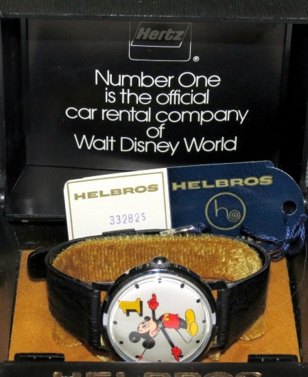 名作 1970年代 ミッキーマウス 50周年 機械式腕時計 ディズニー 