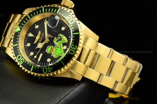 INVICTA インビクタ ディズニー マペット オートマティッククリム プロダイバーゴールド ミスピギー 時計 - ディズニーフィギュア・グッズ通販店舗  ディズニーコレクション