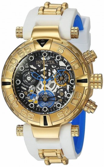 INVICTA インビクタ ディズニー限定版 ドナルドダック スケルトンダイヤル 時計 - ディズニーフィギュア・グッズ通販店舗 ディズニーコレクション