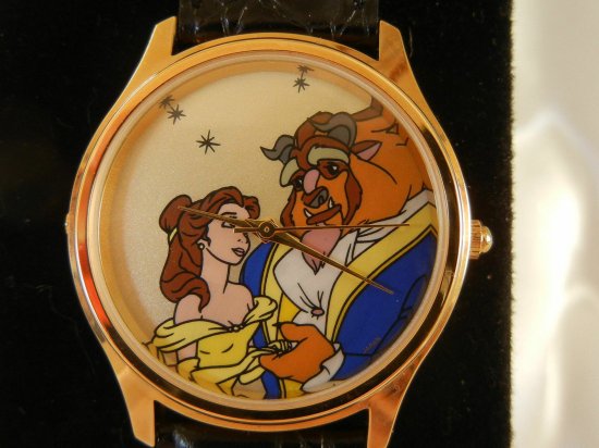 【匿名配送】美女と野獣　オリジナル時計　ディズニーグッズ　ディズニーオリジナルクロック置時計TDL