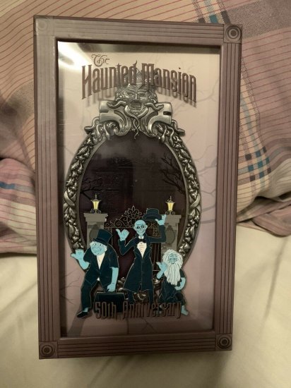 Haunted Mansion ホーンテッドマンション 50周年記念 クレストジャンボピン - ディズニーフィギュア・グッズ通販店舗  ディズニーコレクション