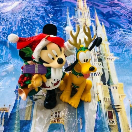 ミッキーマウス　プルート　ダッフィー クリスマスオーナメント ミッキーマウスプルートダッフィー クリスマスオーナメント